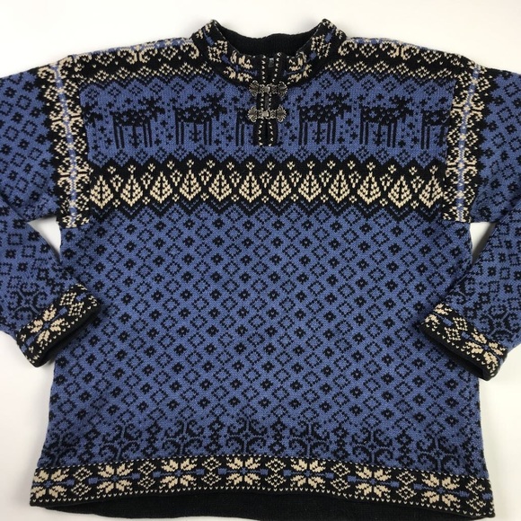 Nomadic Traders Womens Pullover Sweater Blue S - Picture 2 of 7